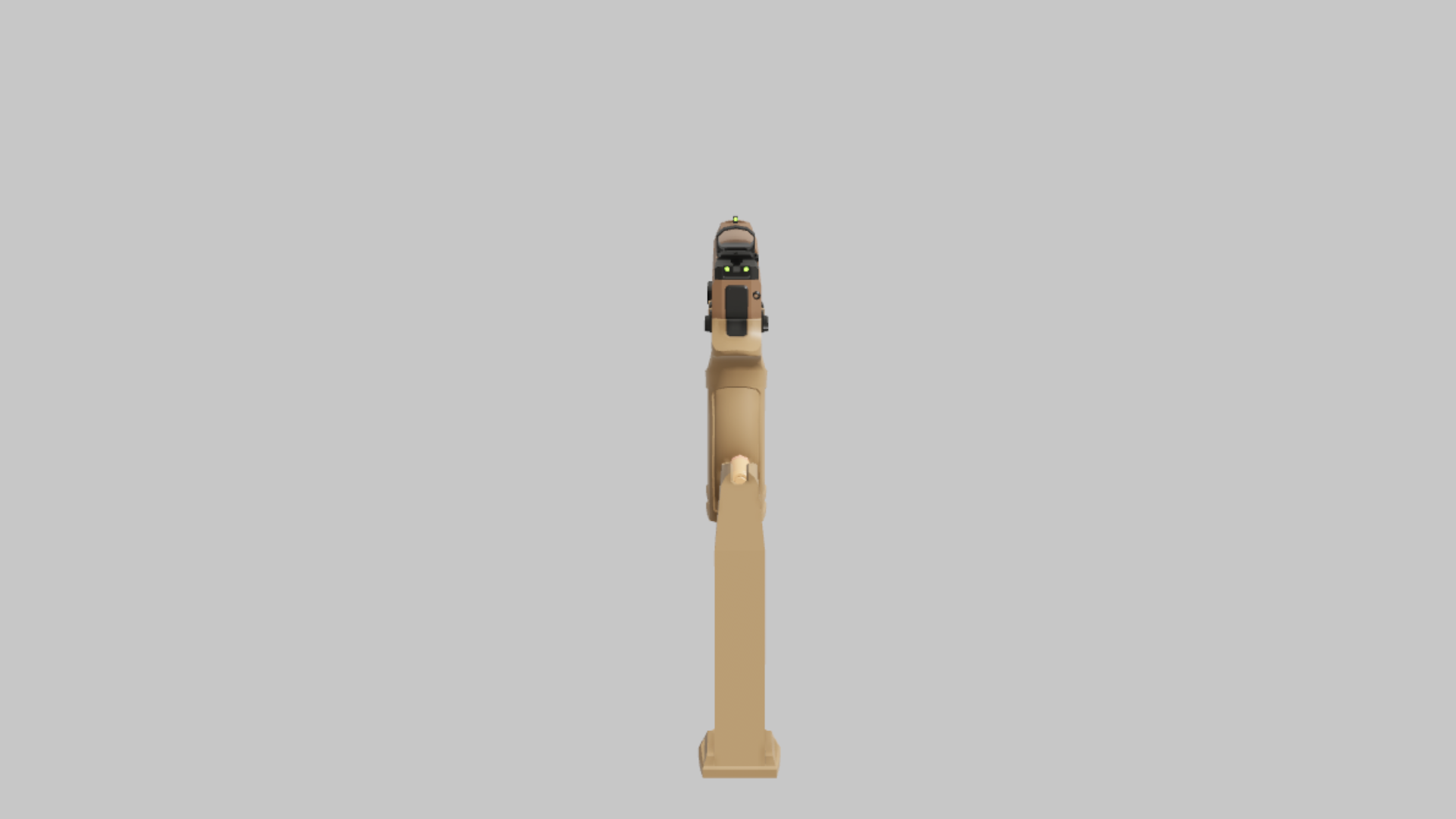 P320 Defence RBXM asset left view