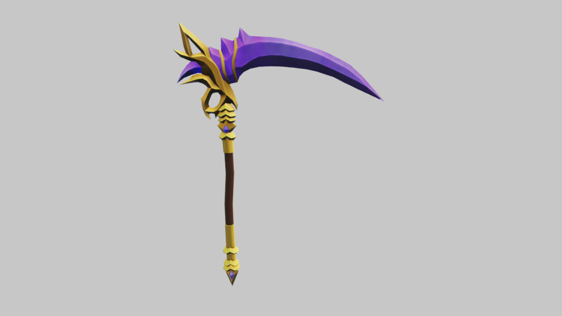 Celestial Scythe RBXM asset back view