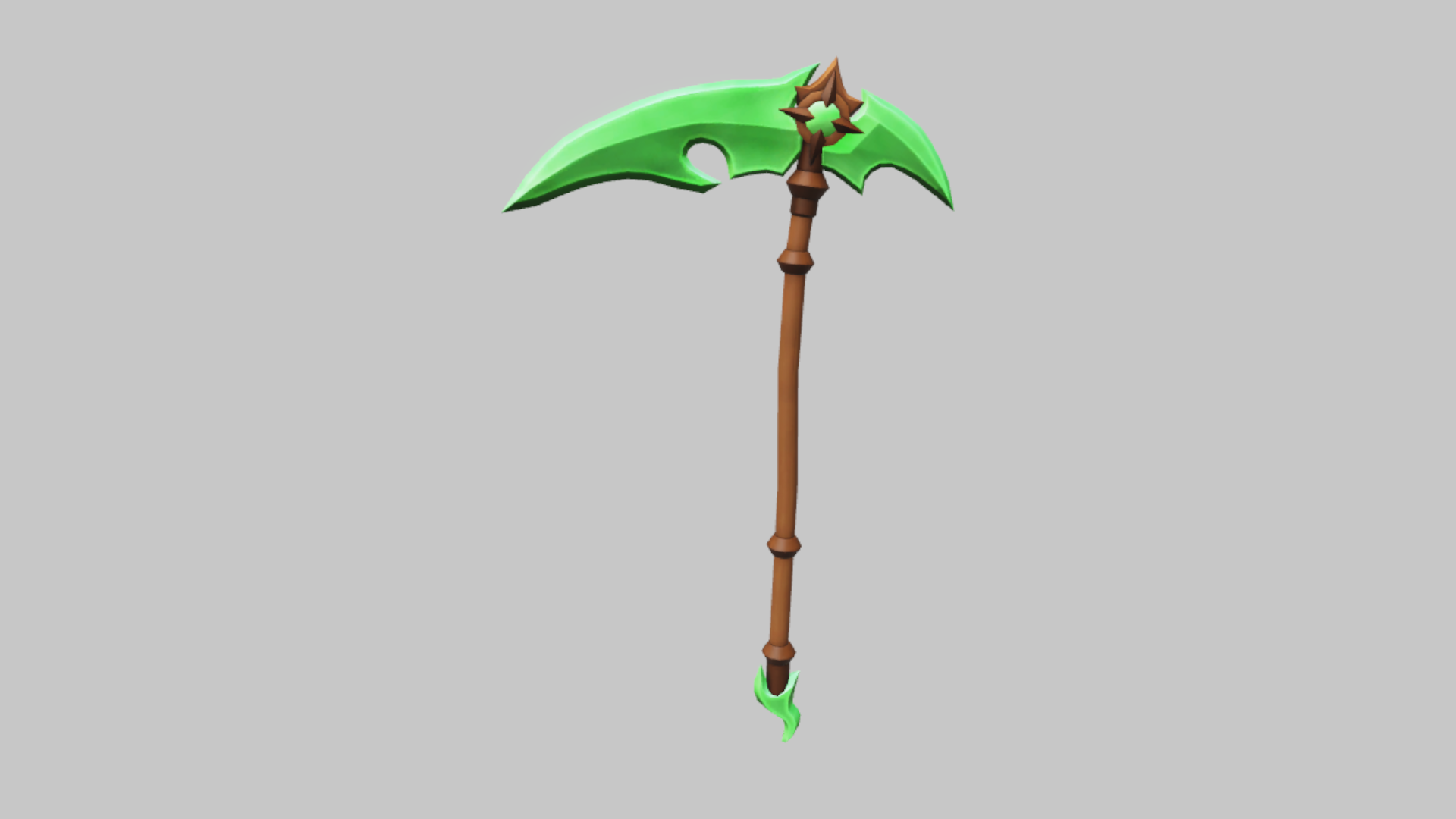 Emerald Scythe front view