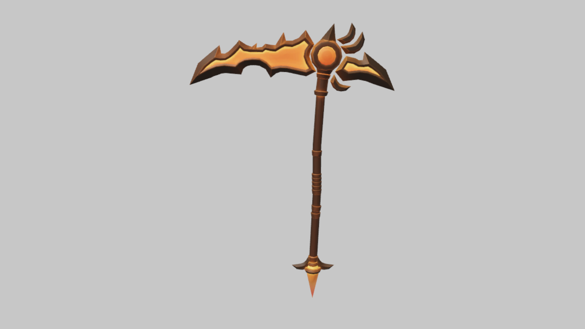 Flame Scythe front view