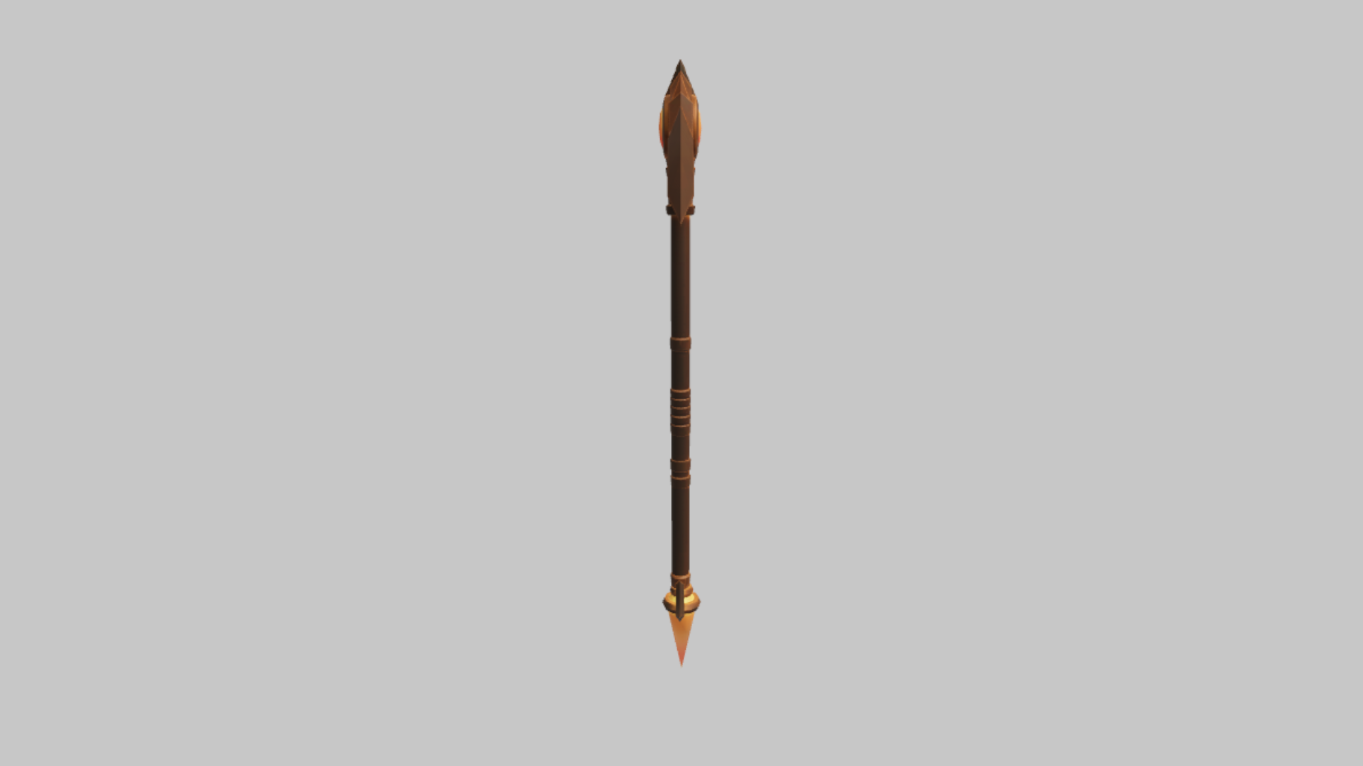 Flame Scythe RBXM asset left view
