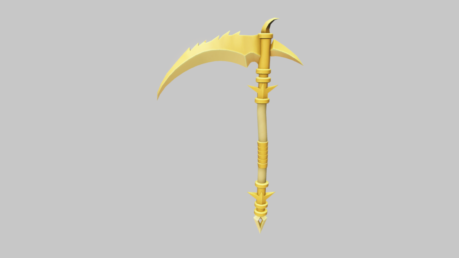 Golden Scythe front view