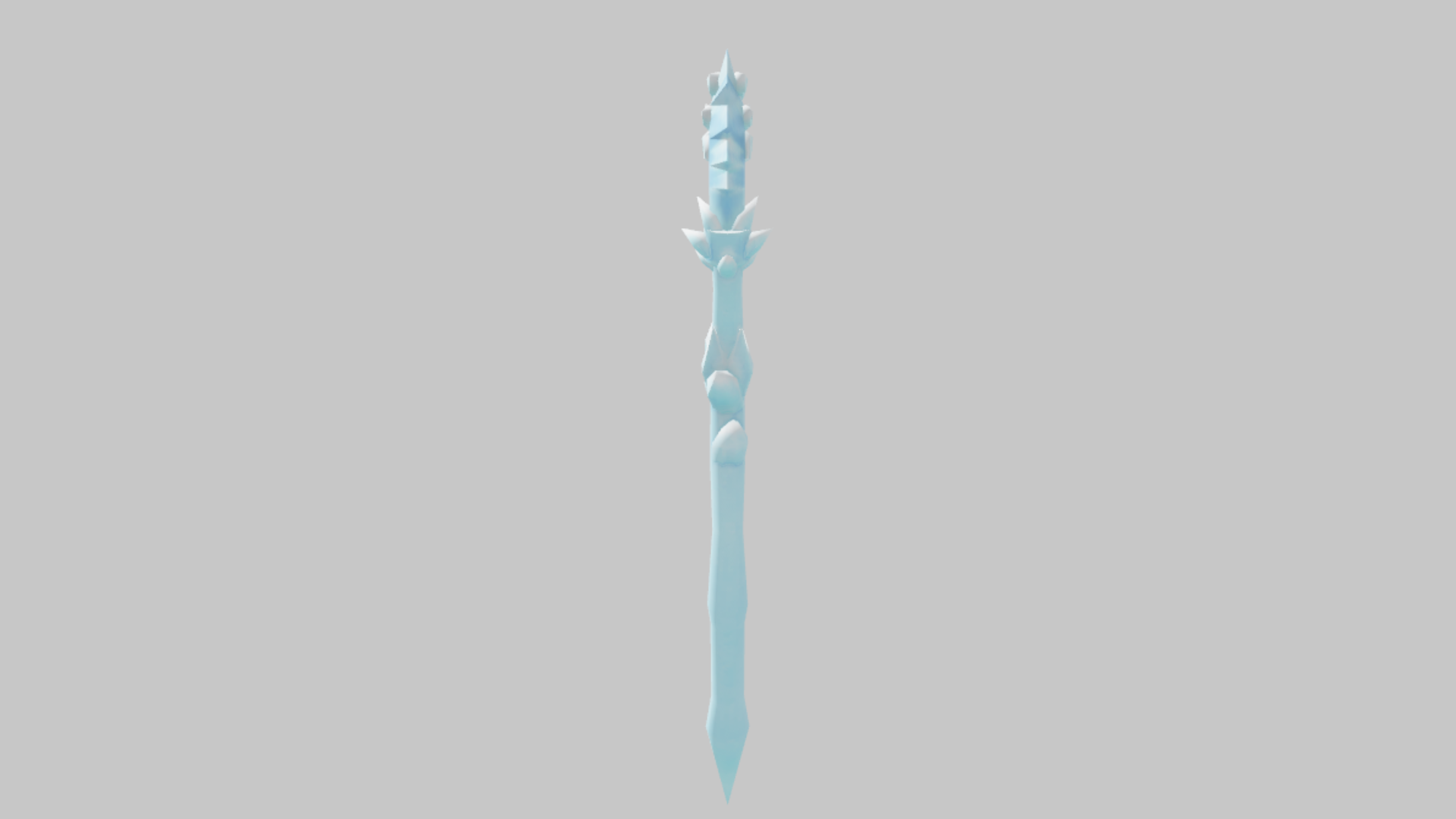 Icicle Scythe RBXM asset right view