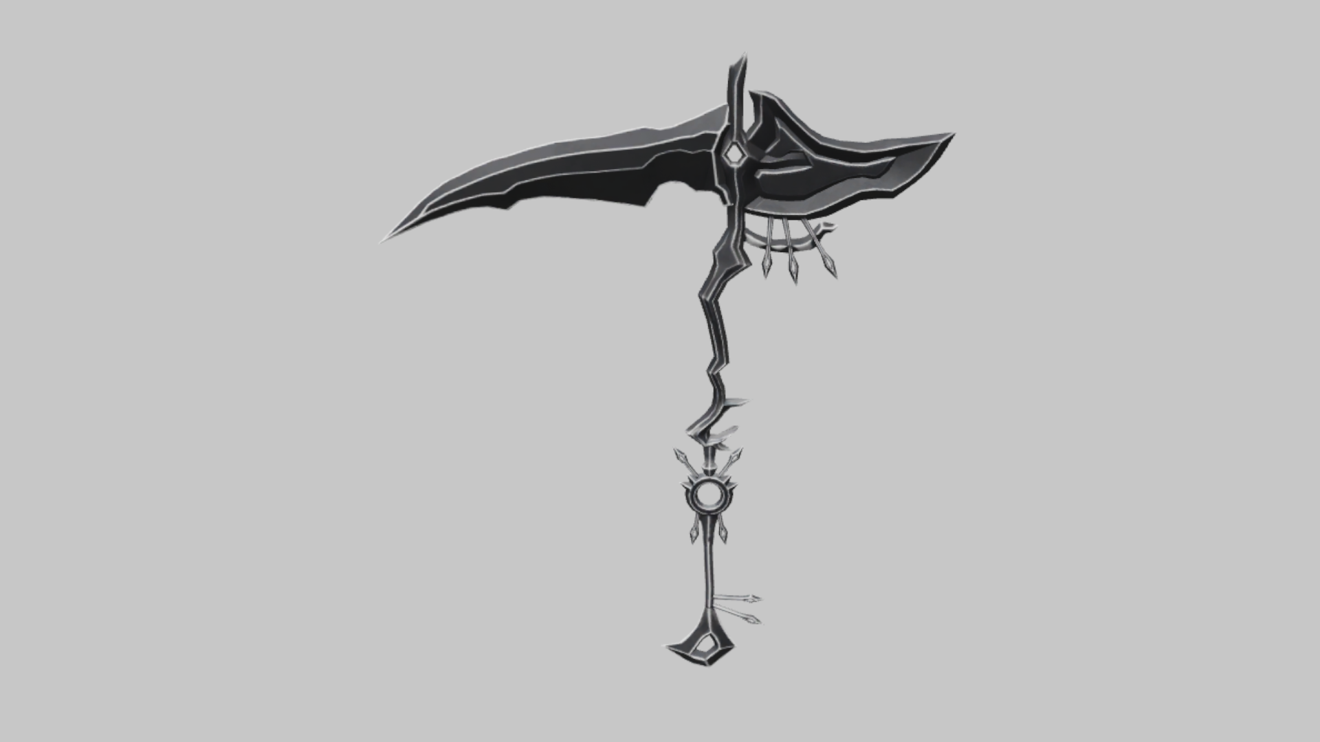 Obsidian Scythe front view