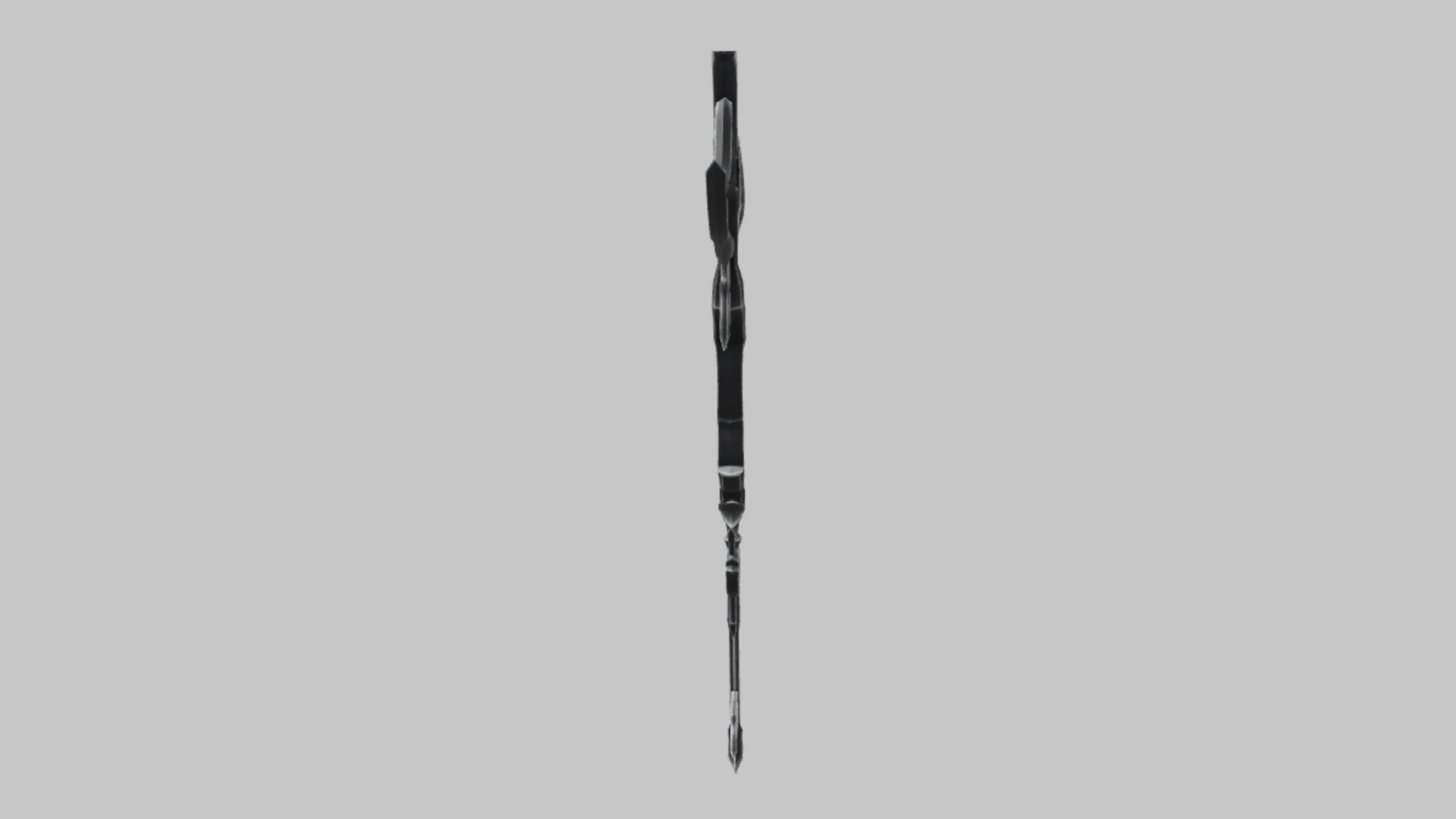 Obsidian Scythe RBXM asset right view