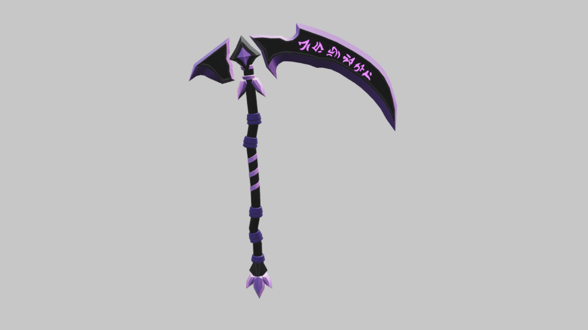 Shadow Scythe RBXM asset back view